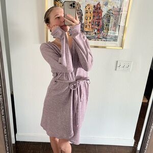 TB Loungewear Pink Soft Cozy Belted Robe